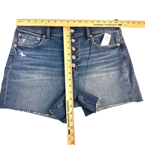 Gap Women’s 4" High Rise Button-Fly Denim Shorts Size: 31/12 Regular NWT. - Picture 9 of 15